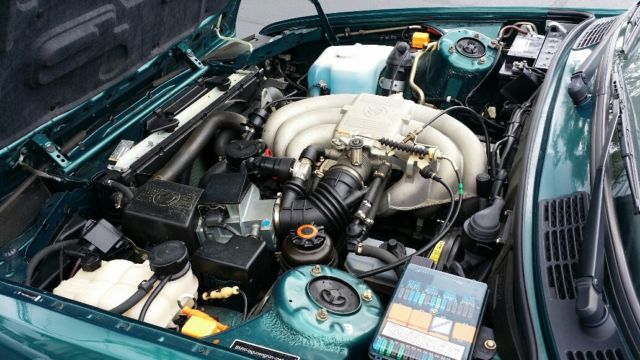 1991 Green BMW 3-Series Convertible