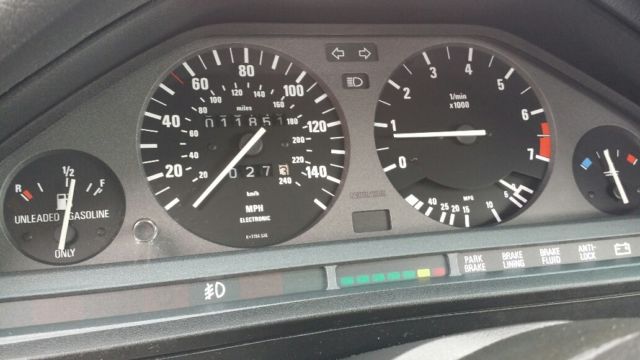 1991 Green BMW 3-Series Convertible