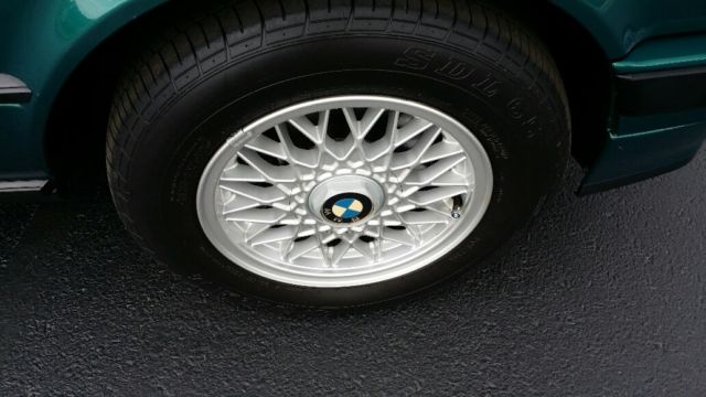 1991 Green BMW 3-Series Convertible