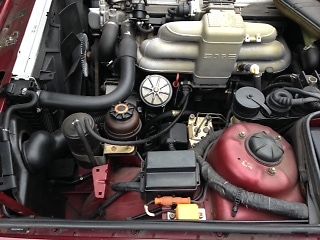 1991 Burgundy BMW 5-Series Sedan