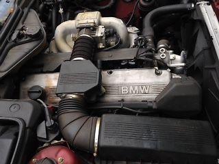 1991 Burgundy BMW 5-Series Sedan