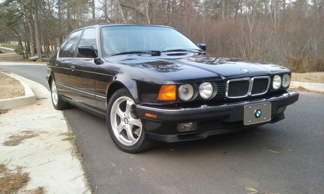 1994 Black BMW 7-Series Sedan