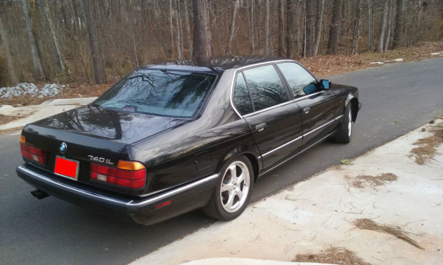 1994 Black BMW 7-Series Sedan