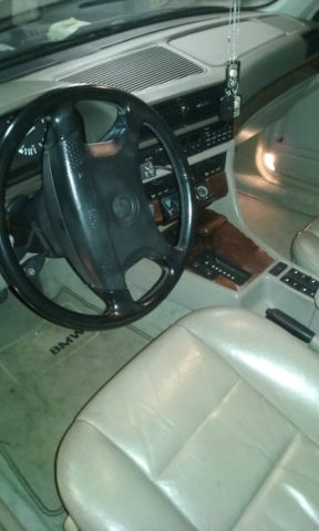 1994 Black BMW 7-Series Sedan