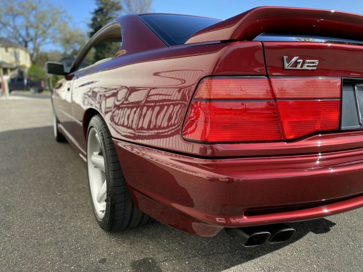 1991 Burgundy BMW 850 Coupe