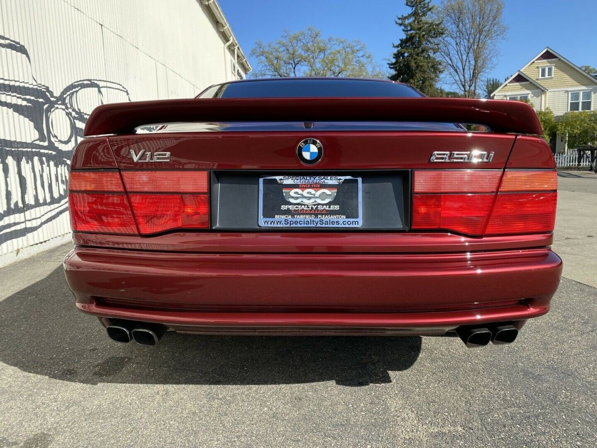 1991 Burgundy BMW 850 Coupe