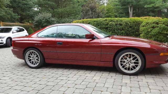 1991 Red BMW 8-Series Coupe
