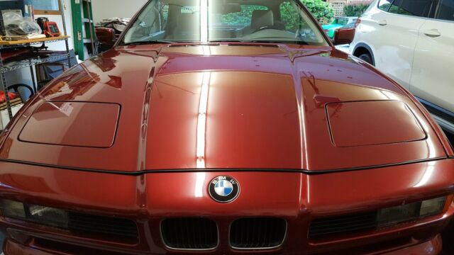 1991 Red BMW 8-Series Coupe