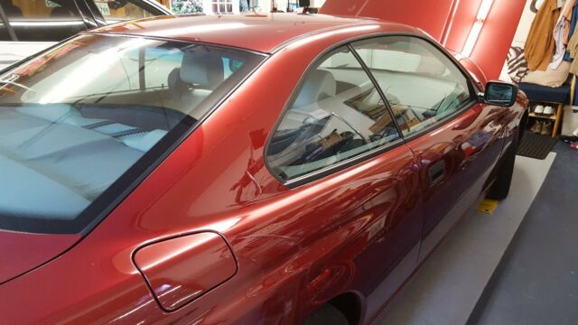 1991 Red BMW 8-Series Coupe