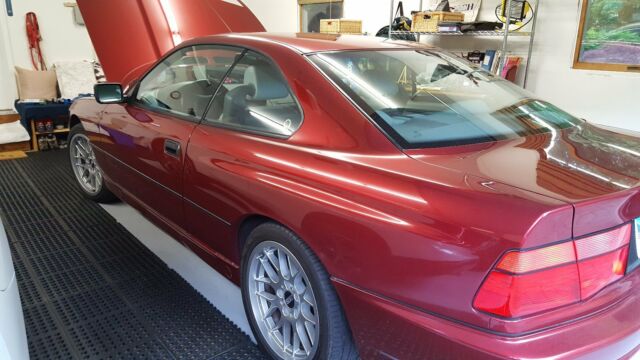 1991 Red BMW 8-Series Coupe
