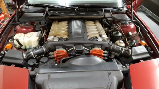 1991 Red BMW 8-Series Coupe