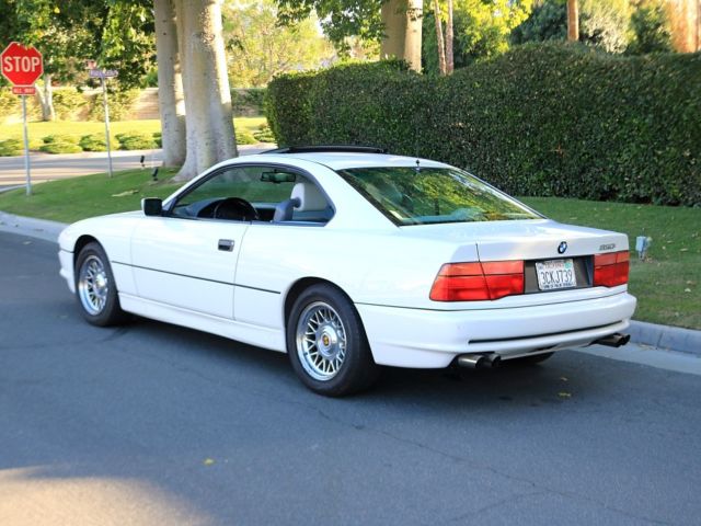 1991 Light Blue BMW 8-Series Coupe