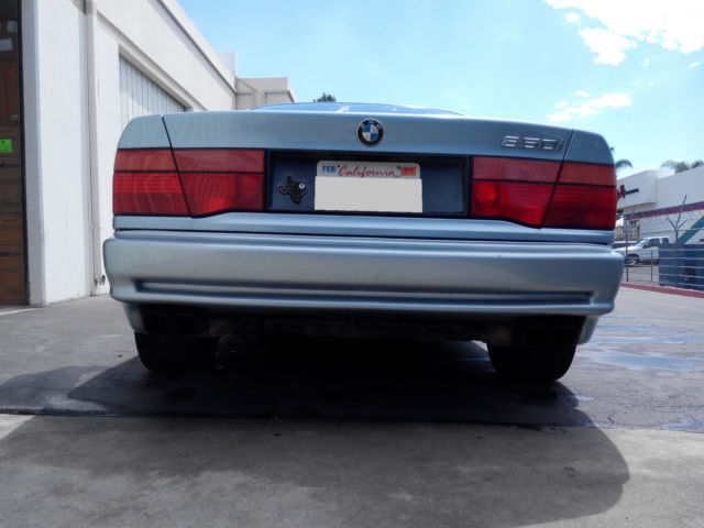 1991 Light Blue BMW 8-Series Coupe