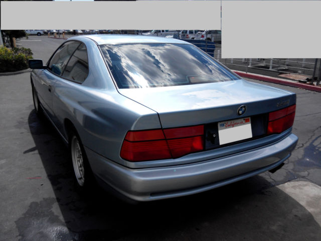 1991 Light Blue BMW 8-Series Coupe