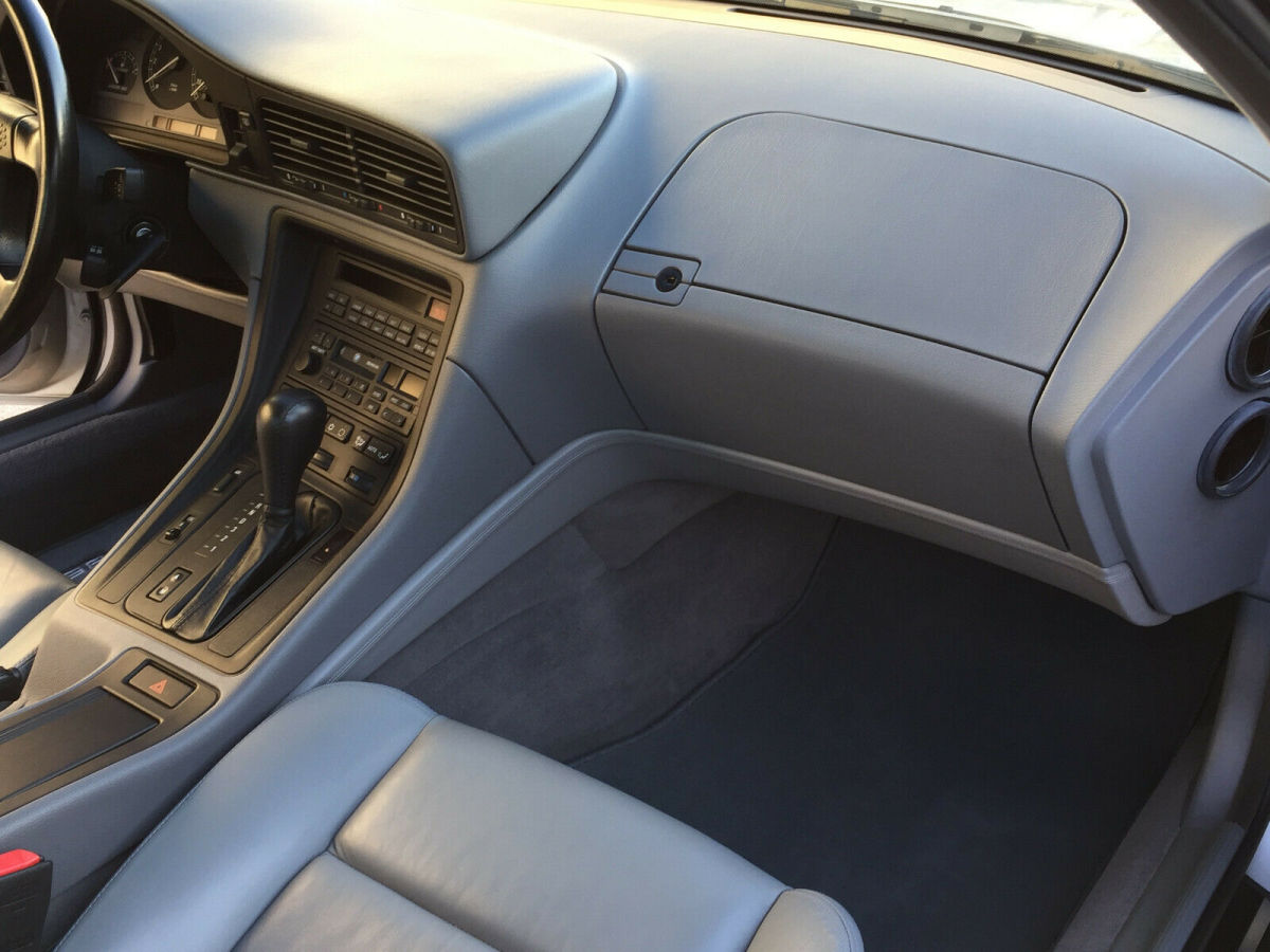 1991 SILVER BMW 8-Series COUPE