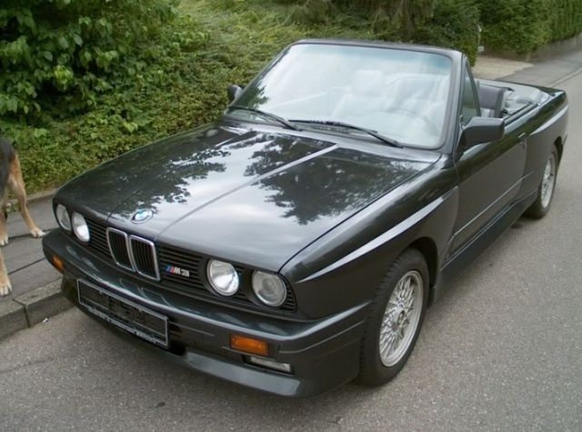 1991 Black BMW M3 Convertible