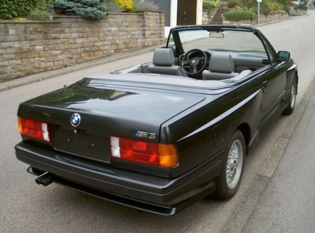 1991 Black BMW M3 Convertible