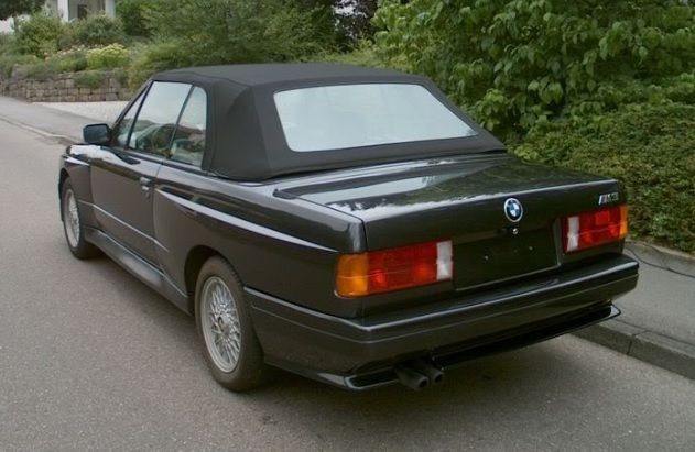 1991 Black BMW M3 Convertible