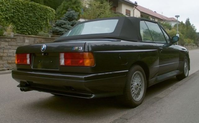 1991 Black BMW M3 Convertible