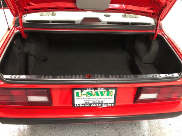 1991 Red BMW 3-Series Coupe