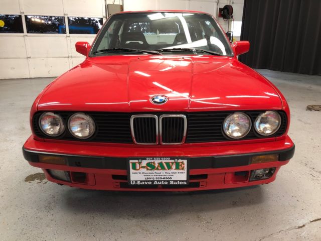 1991 Red BMW 3-Series Coupe