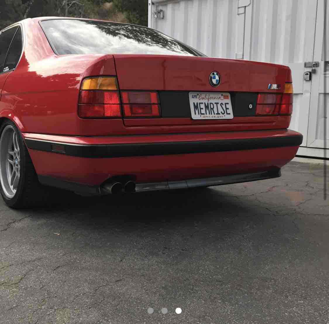 1991 Red BMW M5 Sedan