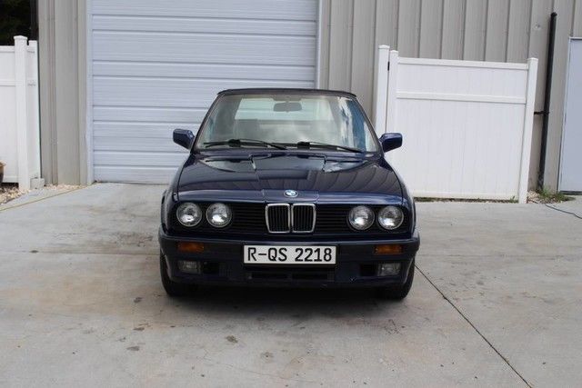 1991 Blue BMW 3-Series Convertible