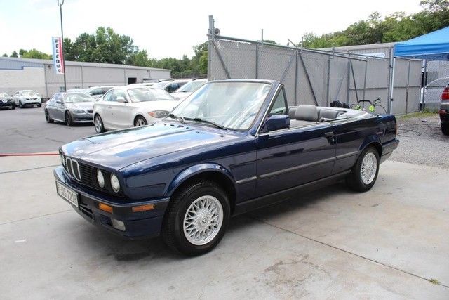 1991 Blue BMW 3-Series Convertible