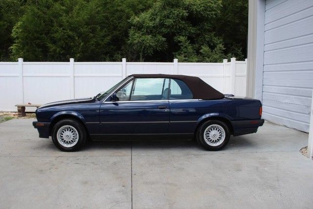 1991 Blue BMW 3-Series Convertible