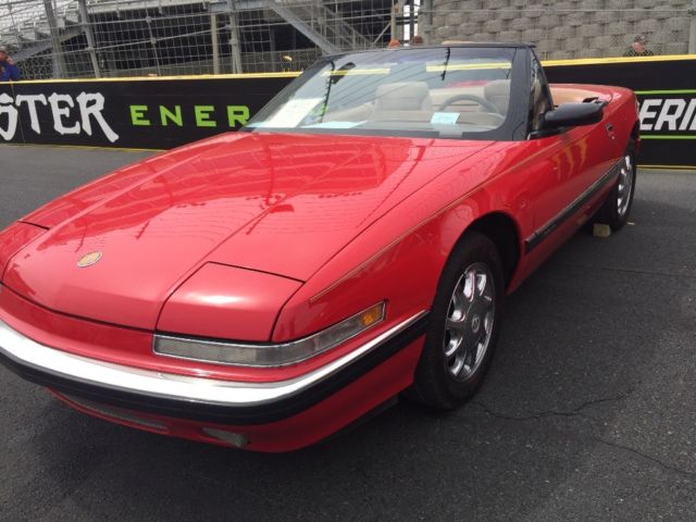 1991 Red Buick Reatta Convertible