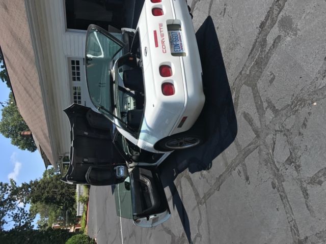 1991 White Chevrolet Corvette