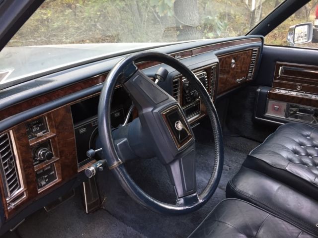 1991 Blue Cadillac Brougham Sedan