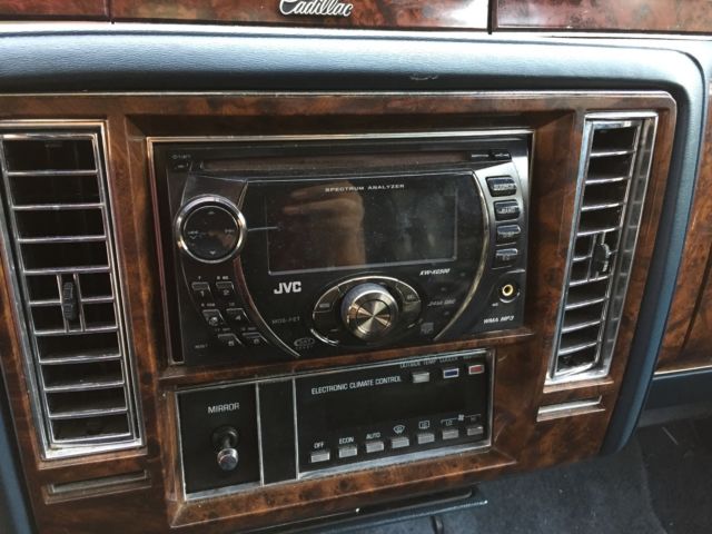 1991 Blue Cadillac Brougham Sedan