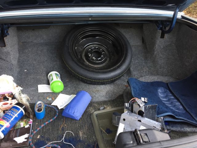 1991 Blue Cadillac Brougham Sedan