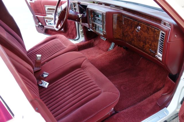 1991 White Cadillac Brougham Sedan