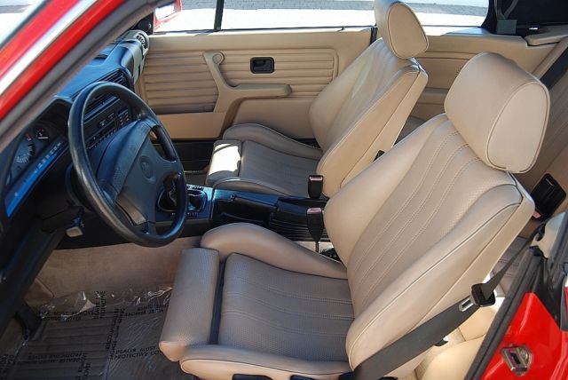 1991 Red BMW 3-Series Convertible