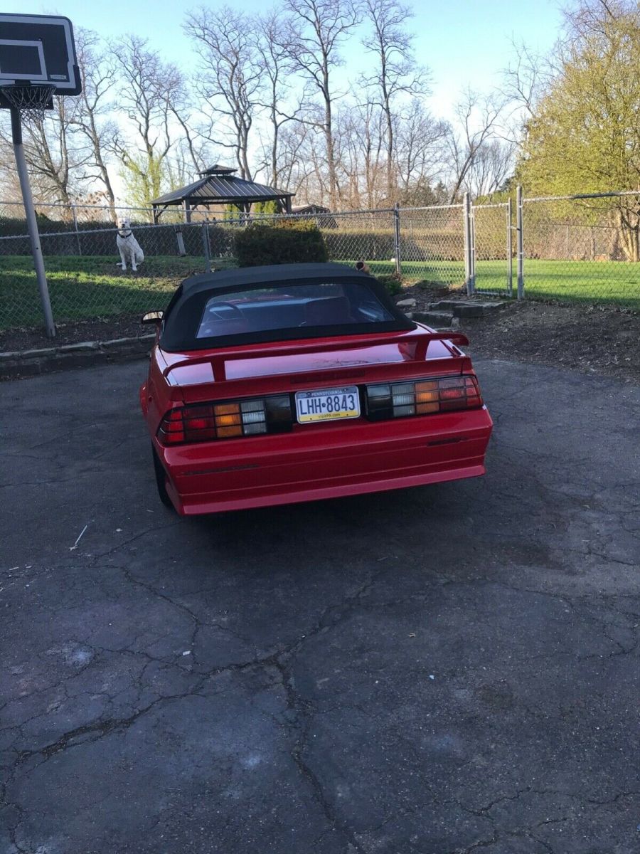 1991 Red Chevrolet Camaro Convertible