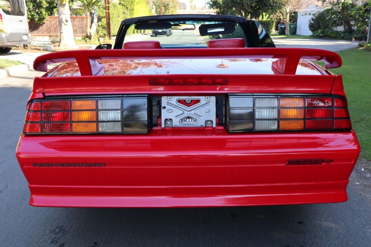 1991 Red Chevrolet Camaro Convertible