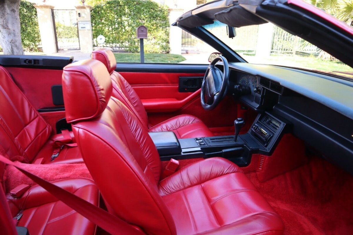 1991 Red Chevrolet Camaro Convertible