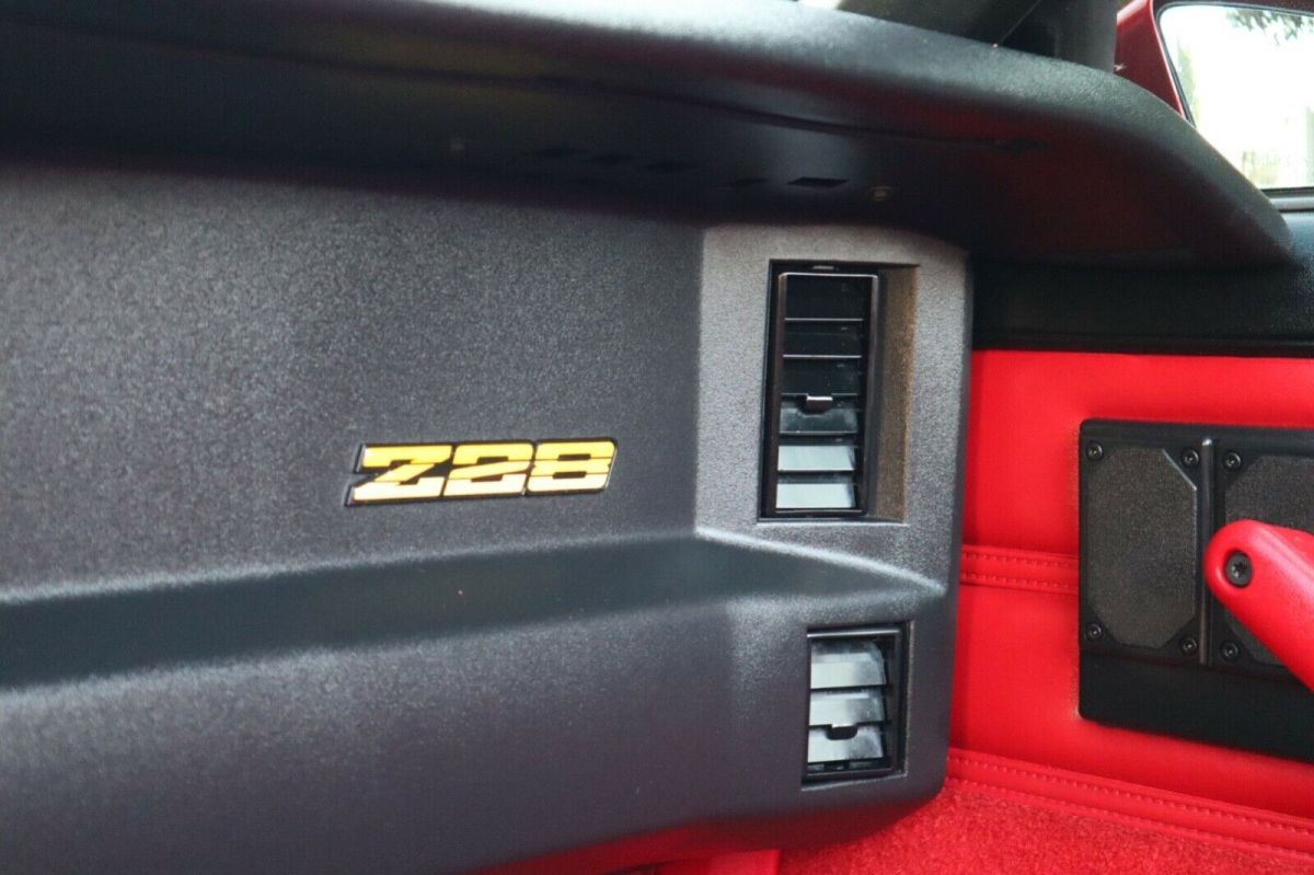 1991 Red Chevrolet Camaro Convertible