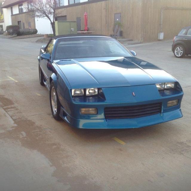 1991 Dark Teal Metallic Chevrolet Camaro Convertible