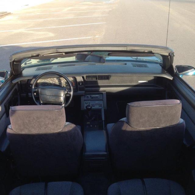 1991 Dark Teal Metallic Chevrolet Camaro Convertible