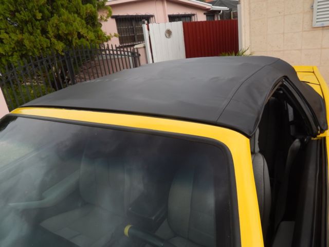 1991 Yellow Chevrolet Camaro Convertible