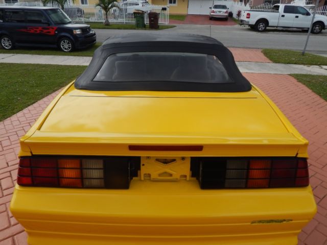 1991 Yellow Chevrolet Camaro Convertible