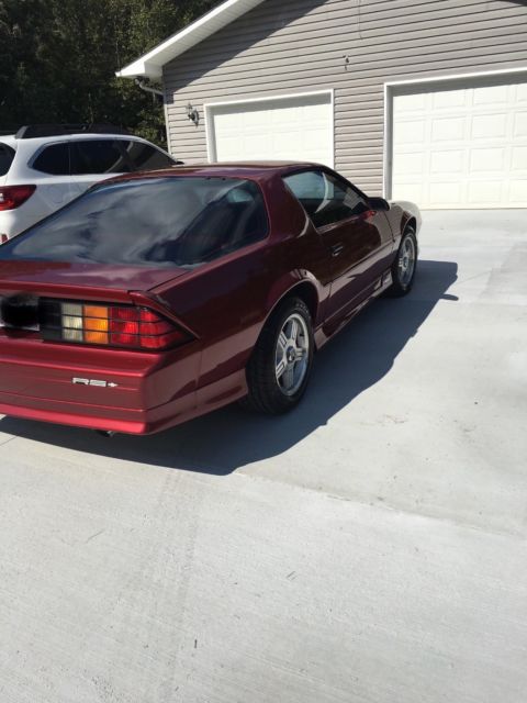 1991 Burgundy Chevrolet Camaro Coupe