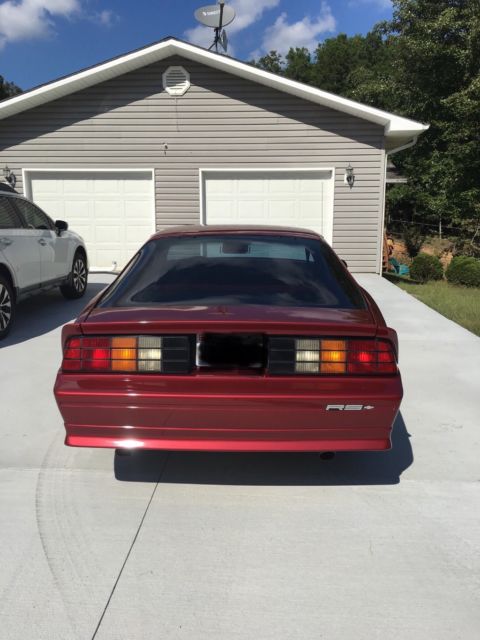 1991 Burgundy Chevrolet Camaro Coupe