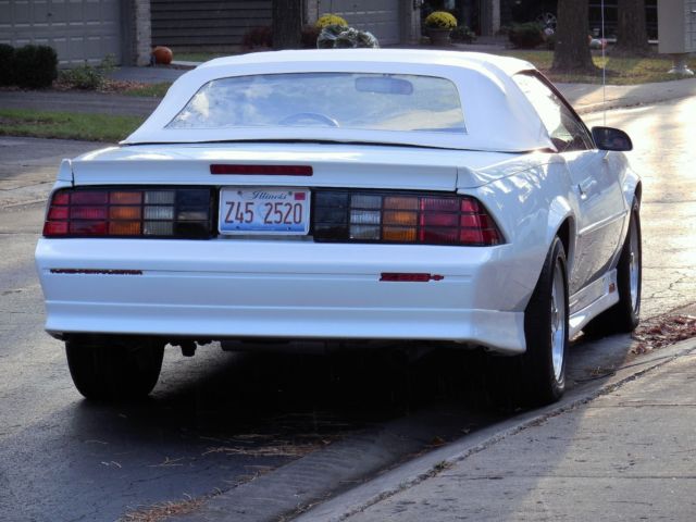 1991 red Chevrolet Camaro Convertible