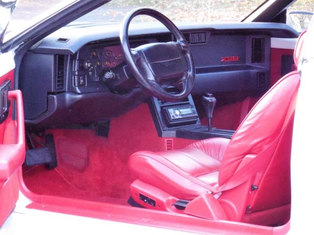 1991 red Chevrolet Camaro Convertible