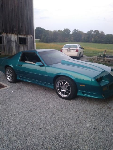 1991 Teal Chevrolet Camaro Coupe