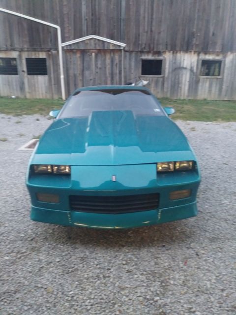 1991 Teal Chevrolet Camaro Coupe